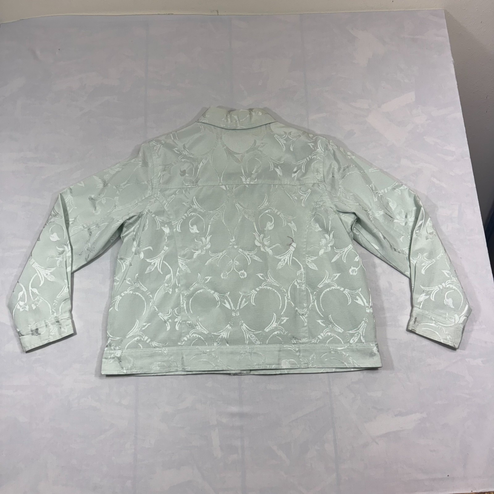 Coldwater Creek Basic Jacket Womens Gray Lined Fl… - image 2