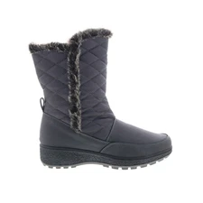 Easy Spirit Margo SEMARGO Womens Gray Canvas Casual Dress Boots