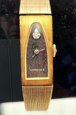 Vintage Longines Gold Diamond Swiss Cocktail Dress Women’s Dress Watch 1950s
