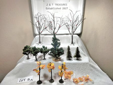 DEPARTMENT 56 (3) 12" Bare Branch OR (9) Pines & Autumn Maple (YOUR CHOICE)