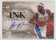 2009-10 SP Signature Edition Inkcredible /74 Baron Davis #I-BD Auto