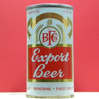 BFC FBC Export Beer Pull Tab Can USBC 62-9 Fischbach St Charles Missouri R25 H/G