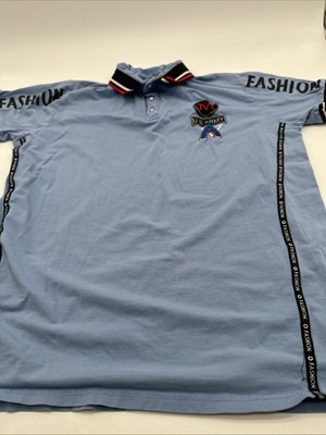 Alberto cardinali Lifeman Fashion Show Polo Shirt Youth Boy 2XL Blue  #26012