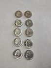 Lot of 10 90% Silver 🔥Roosevelt Dimes🔥 1946- 1964 P D $1 Face #8