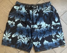 Sonoma Men's Swim shorts Tropical Blue Floral, size XL