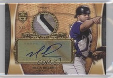 2013 Topps Supreme Patch Relics Black 5/5 Wilin Rosario #APR-WR Patch Auto 6kg