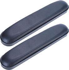 1 Pair Universal Wheelchair Armrest PU Leather Sponge Padded Arm Pads