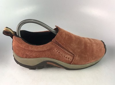 Merrell Jungle Moc Slip On Shoes Women's Suede Rust Sz 7.5 US