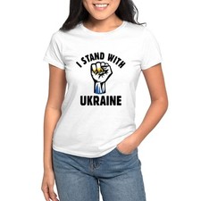 CafePress I Stand With Ukraine Women's T Shirt Women's T-Shirt 906466391 