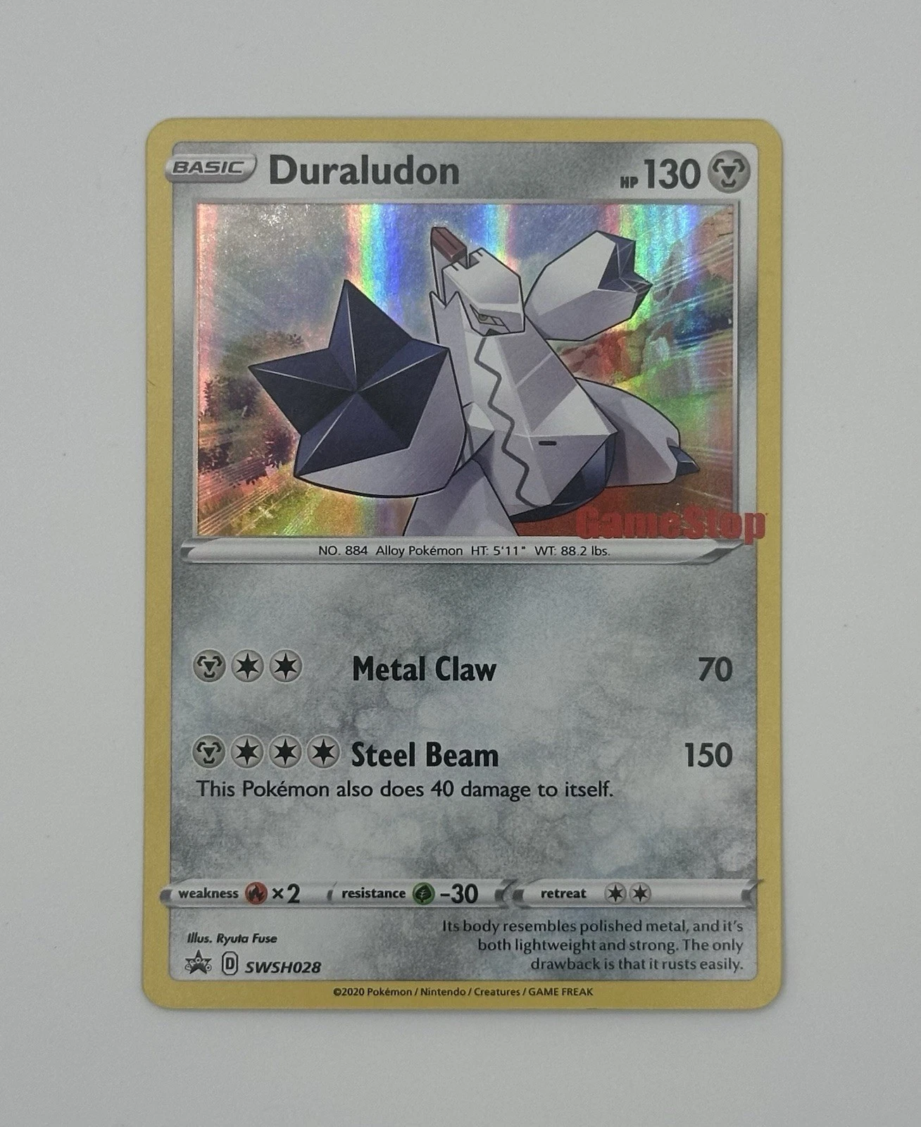 Duraludon Gamestop Promo SWSH028 Near Mint Pokemon Trading Card Game
