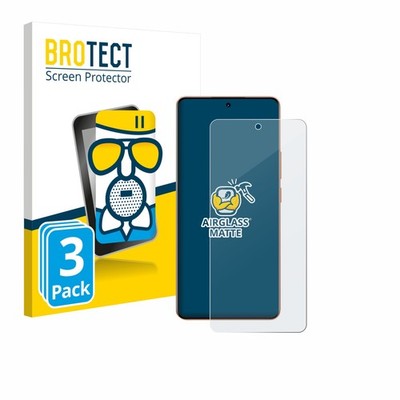 3x Panzerfolie Schutzglas matt für realme P4 Pro 5G Displayschutz