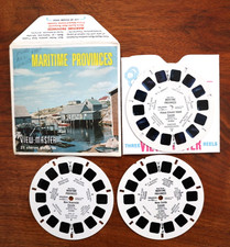 VIEW-MASTER MARITIME PROVINCES, A030, COMPLETE, EXCELLENT CONDITION, 3 Reel Set