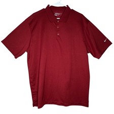 Nike Golf Tour Performance Dri-Fit Polo Shirt Men's XL Maroon Short Sleeve
