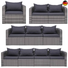Gartensofa Ecksofa Poly Rattan Sessel 2 3 4-Sitzer-Sofa Loungem&ouml;bel Sitzgruppe
