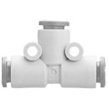 2PC SMC CORPORATION KQ2T03-00A Pneumatic Tee Tube-to-Tube Adapter,Push In 5/32"