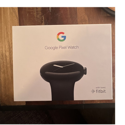 Google Pixel Watch 41mm Black SS Case Silicone Band Wear OS Wi-Fi NFC 32GB