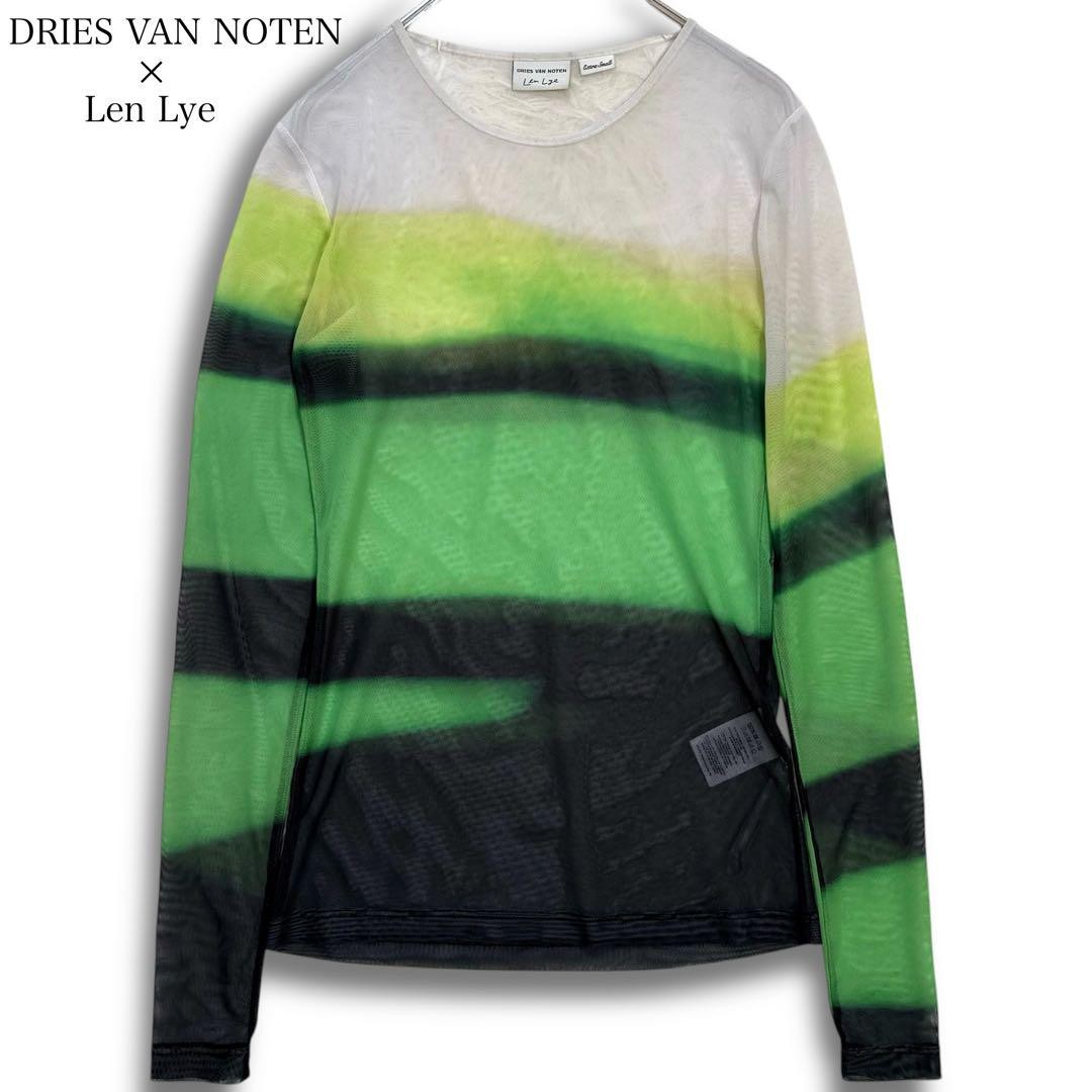 トップス dries van noten len lye sheer tops Dries Van Noten Women XS Len Lye Collaboration Sheer Tops Xs