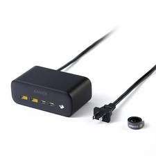 Anker USB Power Strip Pikachu Model 3-Port 2 USB-C Ports 2 USB-A Ports and 1.5m