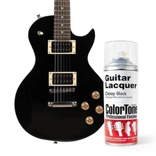 ColorTone Aerosol Guitar Lacquer, Deep Black
