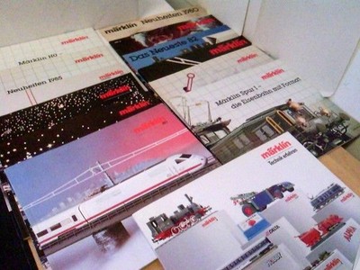 Konvolt: 12 Bände/ Hefte/Broschüren Märklin / Kataloge etc. Gebr. Märklin Göppin