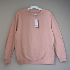 NWT Goodfellow  Co Men  s Pullover French Terry Sweatshirt Size LARGE Ash Pink