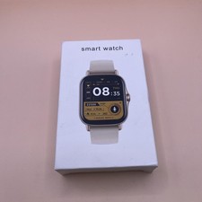 Unbranded Smart Watch Fitness Tracker Heart Rate Model 0806 Gold New Mesh Band