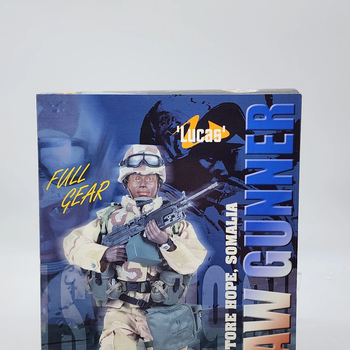 28A Dragon 1/6 Action Figure 70058 "Lucas" M249 SAW Gunner Somalia New