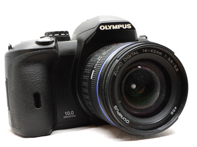 Olympus EVOLT E-510 10.0MP Digital SLR Camera - Black w/ 14-42mm Lens