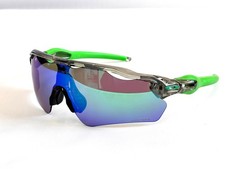 OO9208 Mens Oakley Radar EV Path Transparent grey Green Polarized Sunglasses