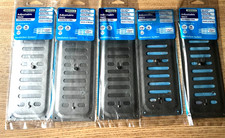 5x 8 1/4"x3" Adjustable Air Vent Cover Anodised Aluminium Int. / Ext. Walls (F)