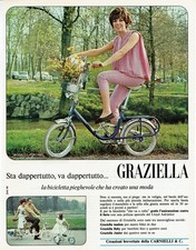 1965 Bicicletta Graziella Carnielli PUBBLICITA VINTAGE ORIGINALE Anni 60