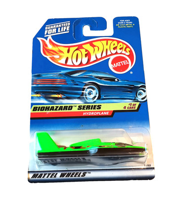    Hot Wheels Speedboat HYDROPLANE von 1998 in OVP * Biohazard Series * MOC