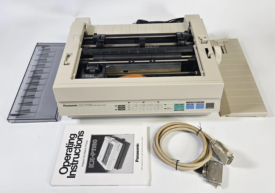 松下 KX-P1131 点阵打印机 带电脑电缆,用户手册,带状 — 第 3/4 张图片