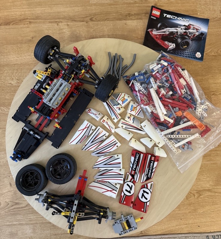 Lego Technic 42000 Grand Prix Racer  ( 2013) Unchecked Part Built. For Spares..?