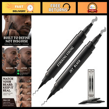 Viking Beard Pencil Filler for Men - Jet Blac...