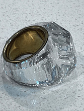 Swarovski Nirvana Swan Engraved Clear Faceted...