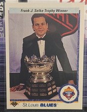90-91 Upper Deck Rick Meagher Selke Trophy Winner 🚨🚨🚨 St. Louis Blues 