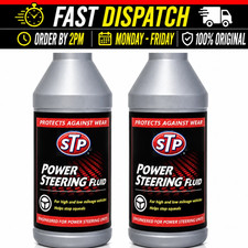 2x STP Power Steering Fluid 350ml ST00204EN Universal PS Fluid Rack