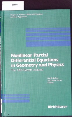 Nonlinear partial differential equations in geometry and physics. The 1995 Barre