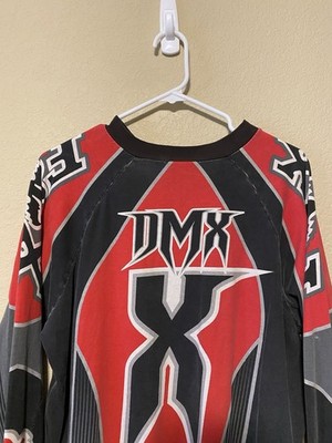 Vintage 90s Y2K Fox Racing DMX Jersey Motorcycle M Ruff Ryders Rap