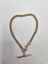 9ct T-Bar Albert Bracelet, Approx 20cm, 5.76g, Fully Hallmarked