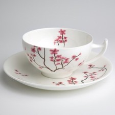 Teetasse mit Untertasse Cherry Blossom Kirschblüte