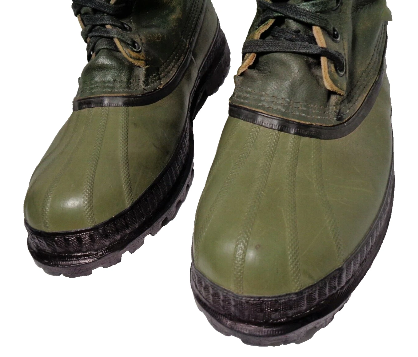 Vintage Kaufman Sorel Snow Boots Men’s 13 Canada Insulated Winter Duck Ice Green