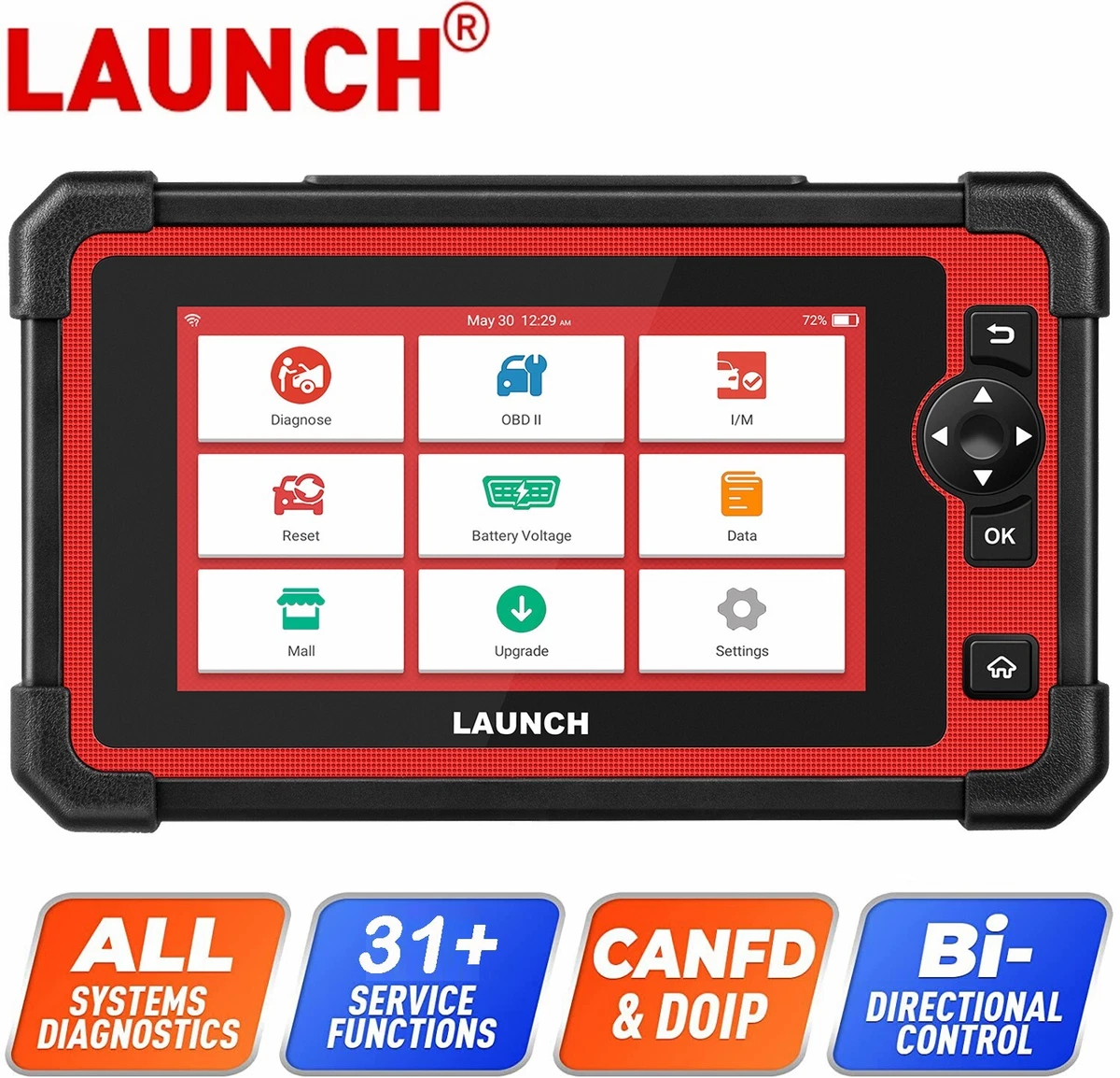 LAUNCH X431 CRP919E All System OBD2 Scanner Car Diagnostic Tool Key Coding  TPMS