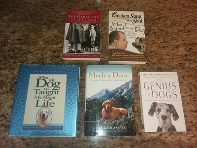 Lot of 5 Dog books~The Other End Of The Leash~The Genius Of Dogs | eBay