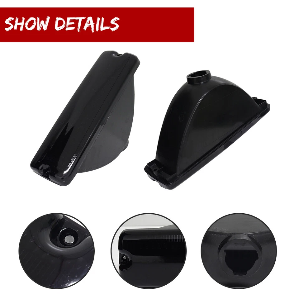 Smoked Front Parking Turn Signal Light Housings Kit For 91-93 Dodge D/W Series - Image 2 of 4