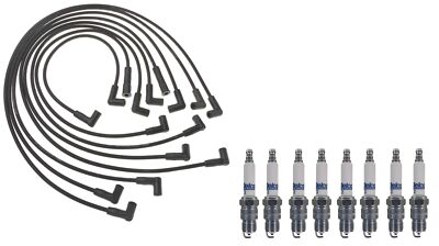 Pro Ignition Wire Set & 8 ACDelco Rapidfire Spark Plugs Kit For Chevy GMC K30 V8