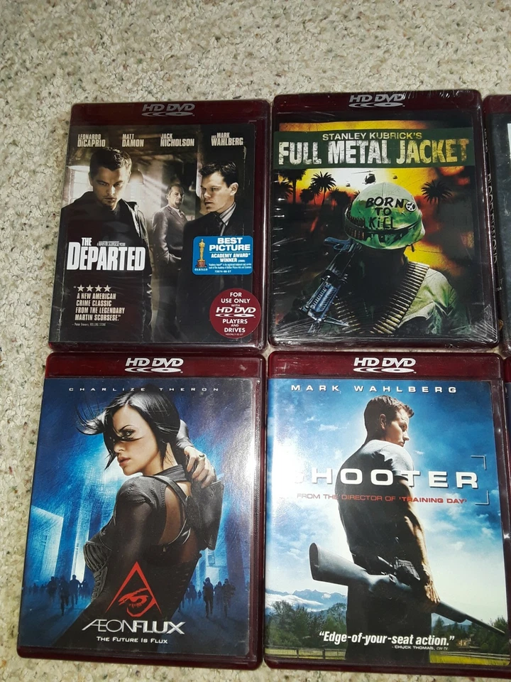 LOT OF 11 NEW* 4 SEALED (HD-DVD) ***Plays Only With HD Player Foto 2 de 4