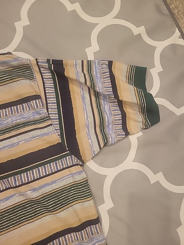 Vintage Duxbak Mens Large Southwestern Aztec Tribal Polo Shirt 100% Cotton 90s - Picture 16 of 17