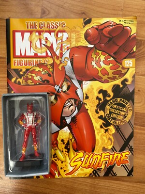 CLASSIC MARVEL FIGURINE COLLECTION ISSUE 125 SUNFIRE EAGLEMOSS FIGURE & MAGAZINE